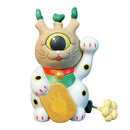 Ivory Cat Pachypodium Gracilius Lucky Cat Vinyl Figure / Ivory (White Body + Beige Head) / Mosquito Studio