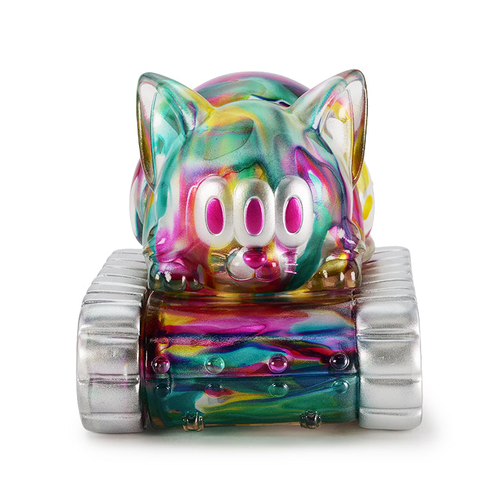 LOOK ON CALM CAT ON  TANK / One-off C / ART JUNKIE