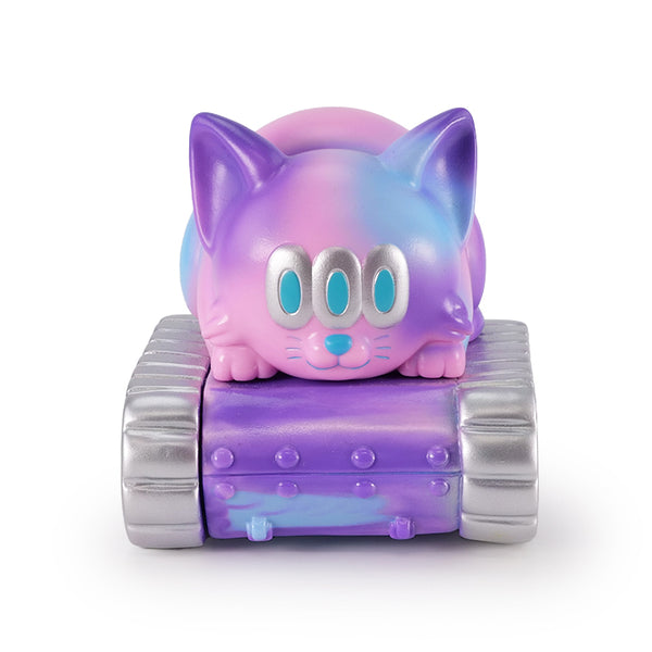 LOOK ON CALM CAT ON TANK / VINYL Limited color / ART JUNKIE