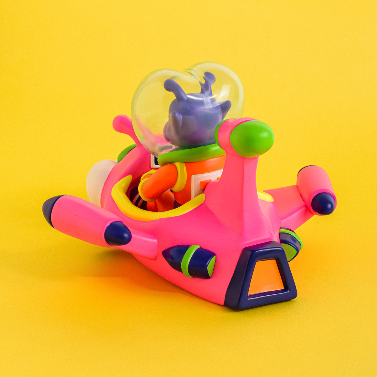 山崎若菜ソフビ　スペースピーポー&スペースジェット スペースピーポー＆スペースジェット / ピンクジェット / 山崎若菜