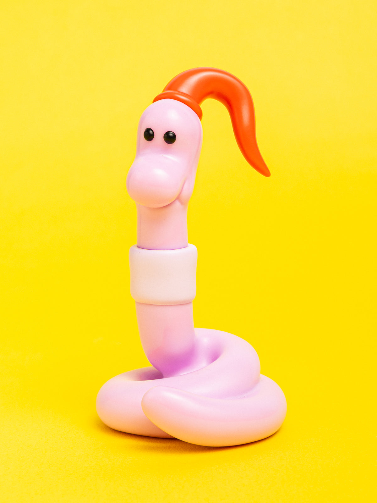 Warm Worm / pink color / Midori Komatsu