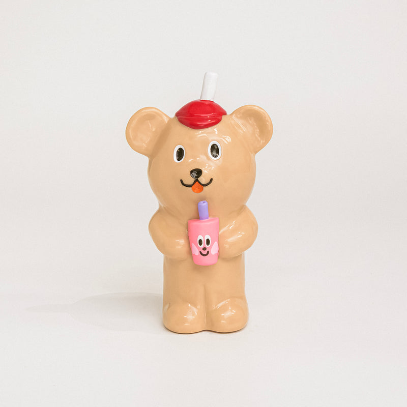 Soda Bear Brown & Peach color / Don't Cry In The Morning