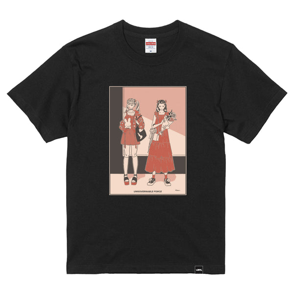 グラフィックTシャツ ブラック / 須藤はる奈