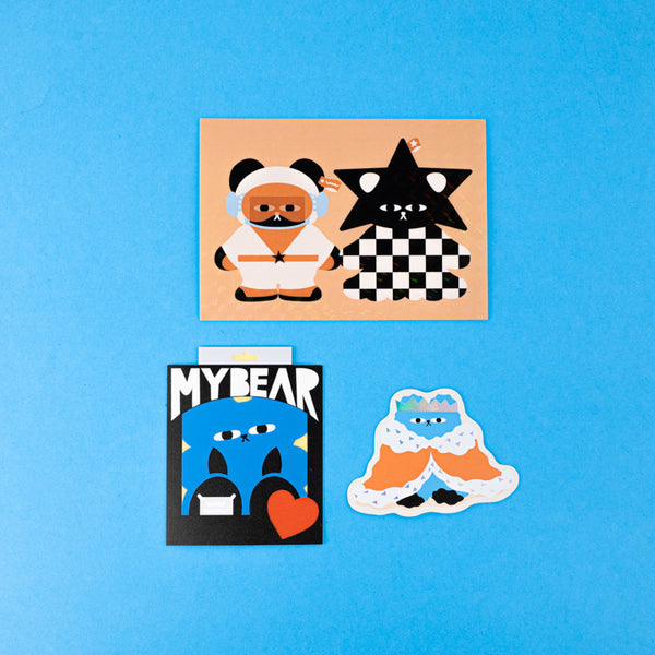 Sticker set / bear / umao