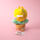 チューリップのぬいぐるみキーホルダー / 黄色 / 須藤はる奈