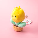 チューリップのぬいぐるみキーホルダー / 黄色 / 須藤はる奈