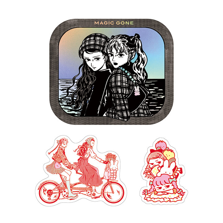 4/15 AM10:00 (JST) - Sales start Sticker set RED / Haruna Sudo
