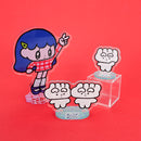 アクリルスタンド / モニョガール＆ぎょうざちゃんセット /モニョチタポミチ