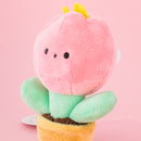 Tulip stuffed toy key chain/Pink/Haruna Sudo
