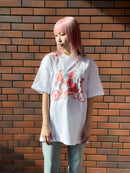 VINYLグラフィックTシャツ2024春/ 須藤はる奈　（白）