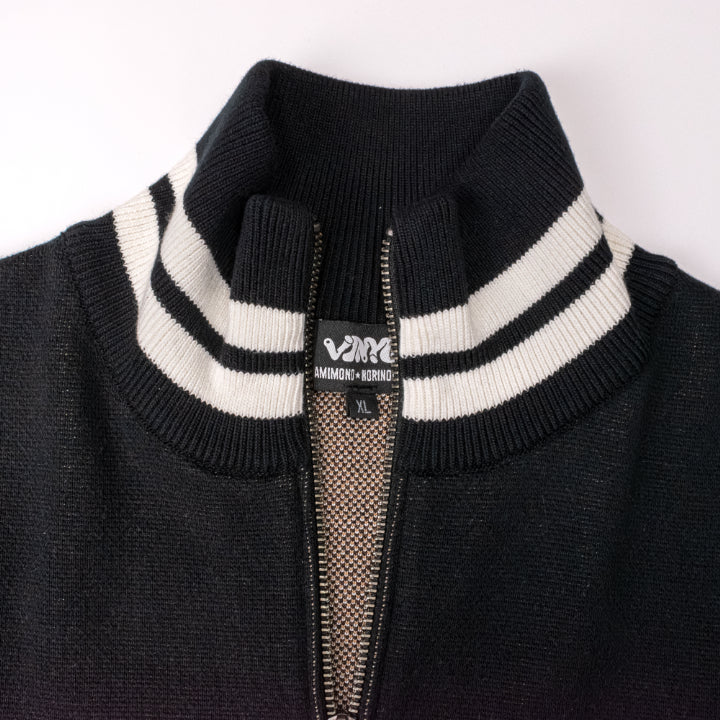 12/20 AM10:00 (JST) - Sales start [Metal Knit] TACO / Knit Blouson / BLACK / Knitting☆Horinouchi×VINYL