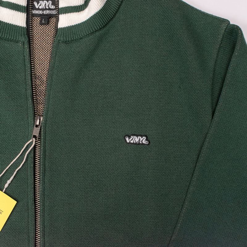 [Metal Knit] TACO / Knit Blouson / GREEN / Knitting☆Horinouchi×VINYL