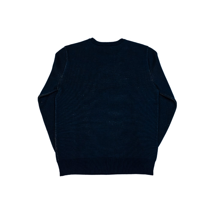 12/20 AM10:00 (JST) - Sales start [Metal Knit] SARU / Knit sweater / NAVY / Knitting☆Horinouchi×VINYL