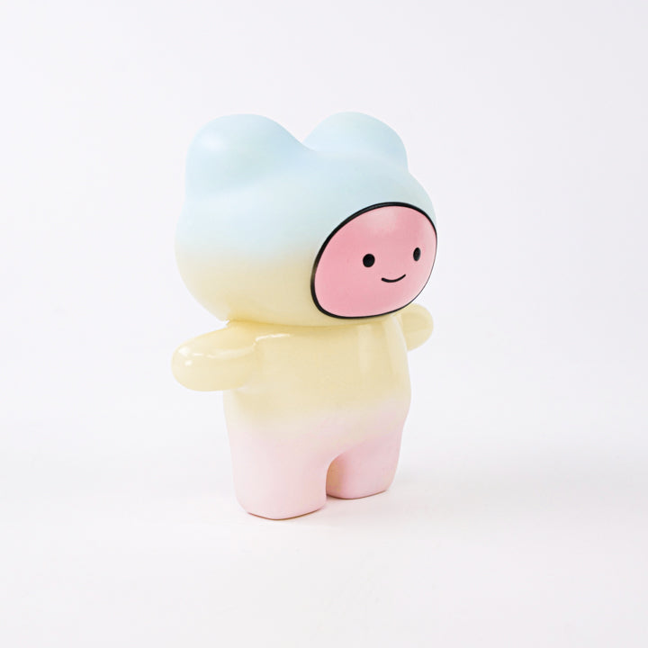 Bear soft vinyl dolls / VINYL limited colors Glow in the dark! pastel pink blue / candy