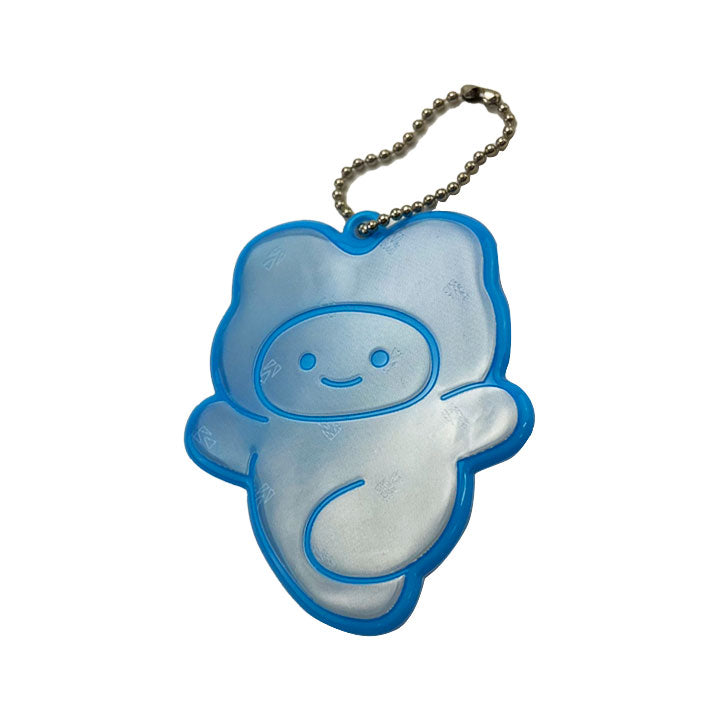 小熊反光钥匙扣 / 蓝色 / 美式
