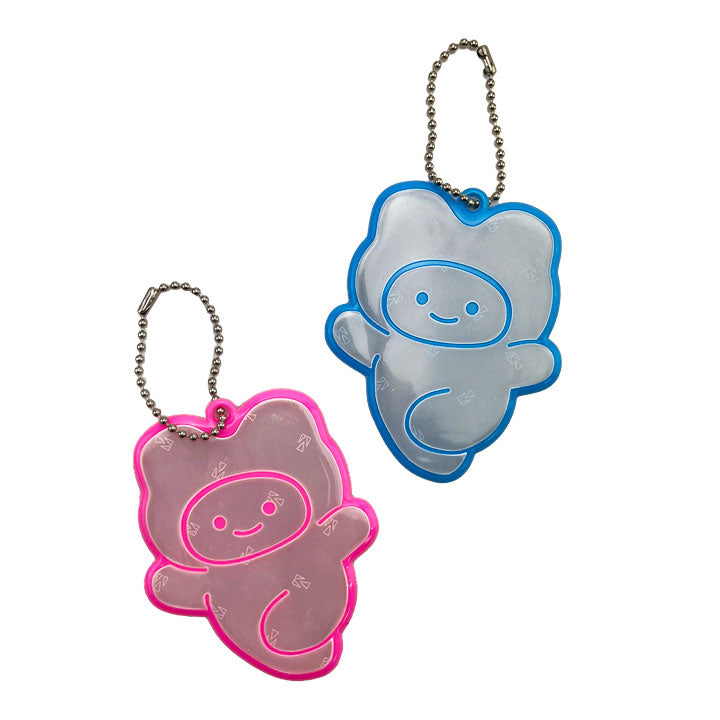 Bears Reflector Keychain / Blue / American
