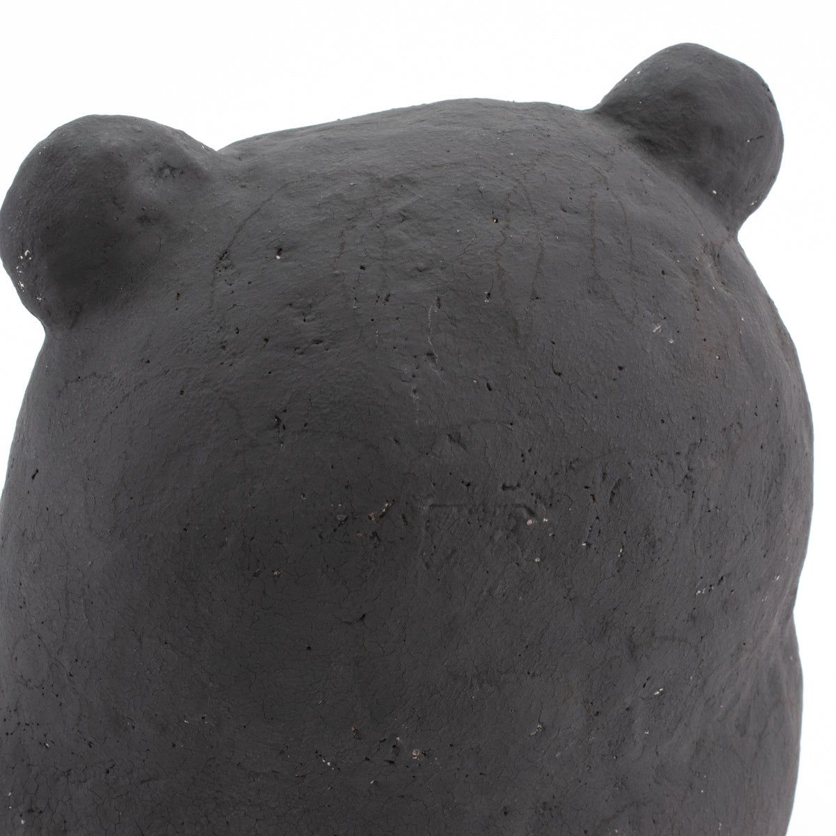 増田光さん　歌うクマ子　置物　人気 黒いくま置物 / 増田光