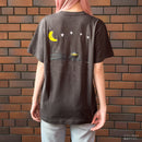 VINYLグラフィックTシャツ / umao / 黒