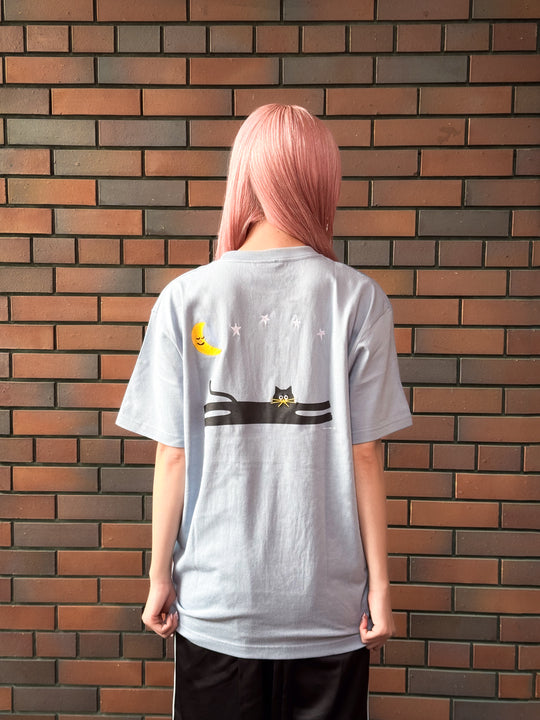 VINYLグラフィックTシャツ / umao / ブルー