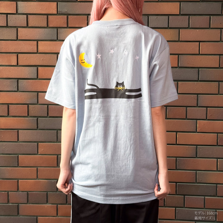 VINYLグラフィックTシャツ / umao / ブルー