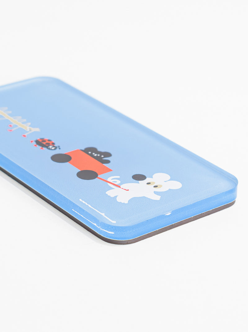 Acrylic magnet (light blue)/umao