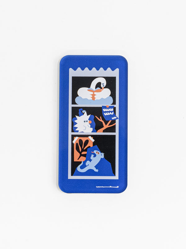 Acrylic magnet (blue)/umao