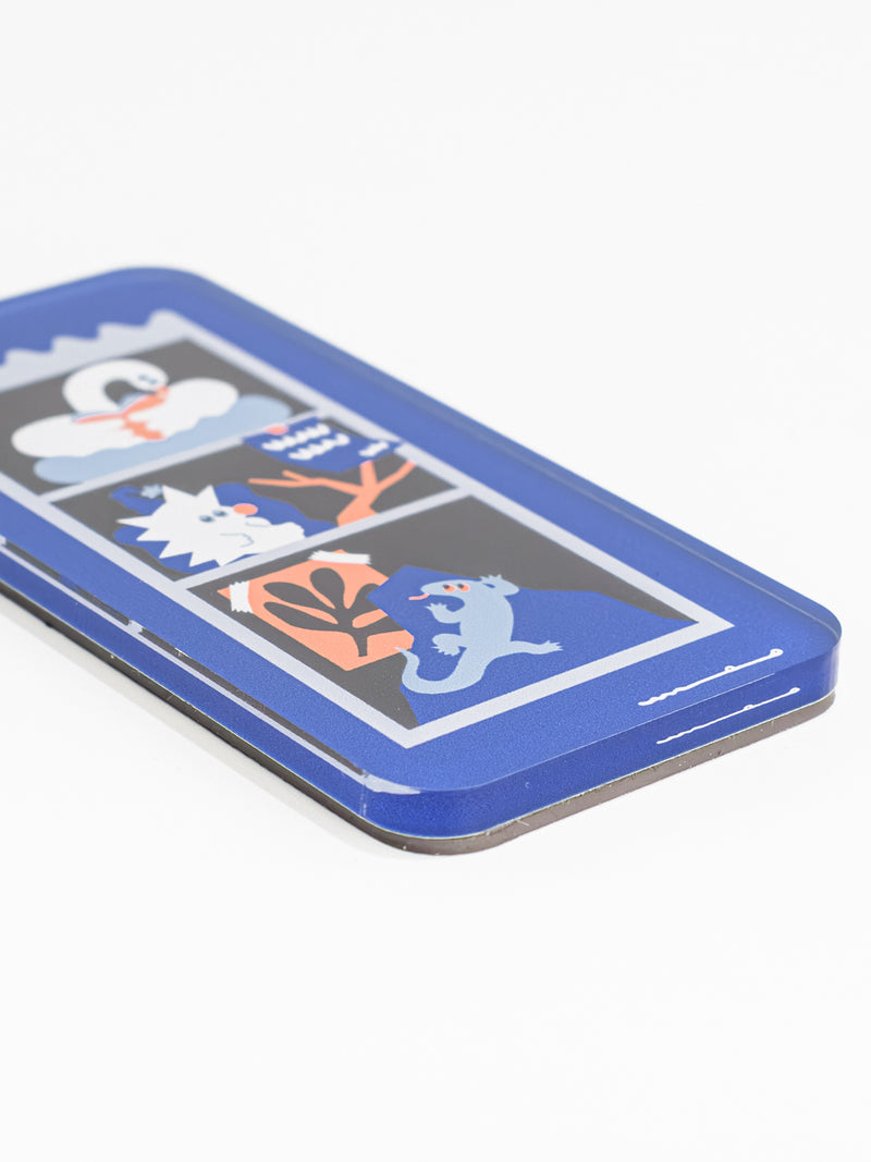 Acrylic magnet (blue)/umao