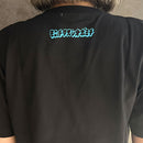 VINYLグラフィックTシャツ / 黒 / すしお×モニョチタポミチ