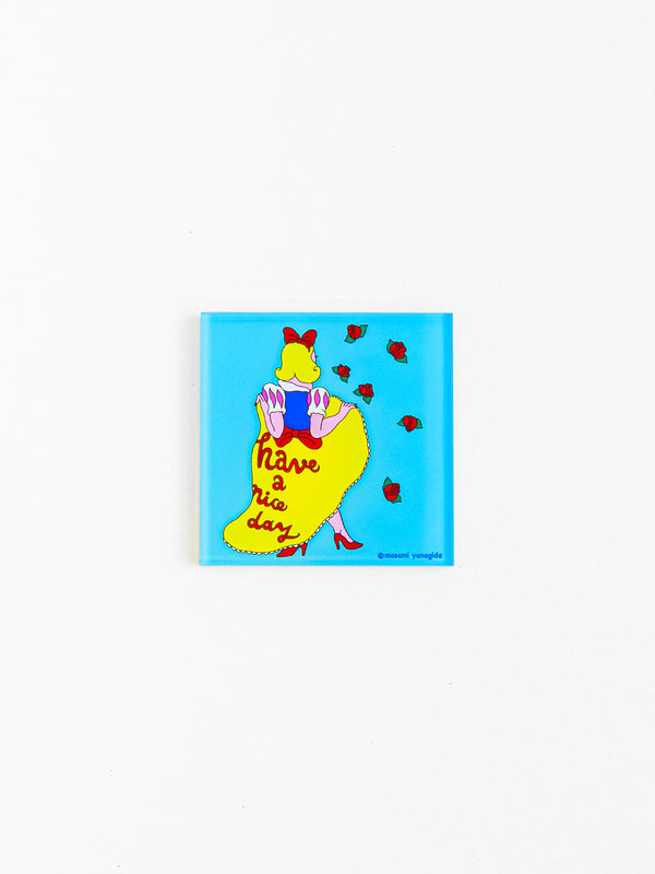 アクリルマグネット（ブルー） / ヤナギダマサミ