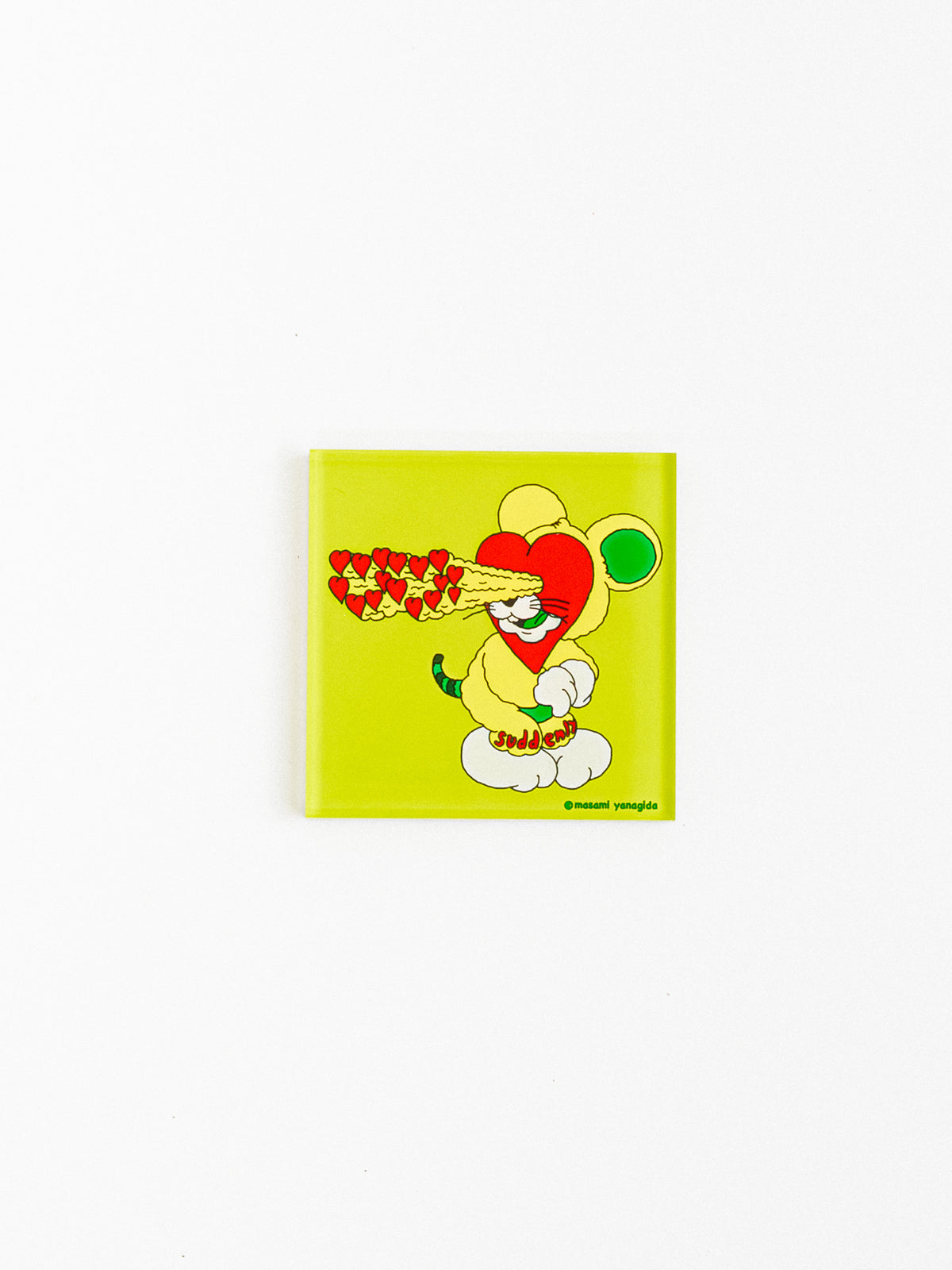 アクリルマグネット（グリーン） / ヤナギダマサミ