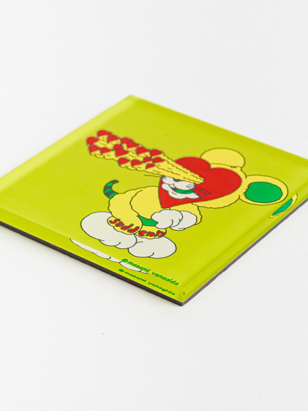 アクリルマグネット（グリーン） / ヤナギダマサミ