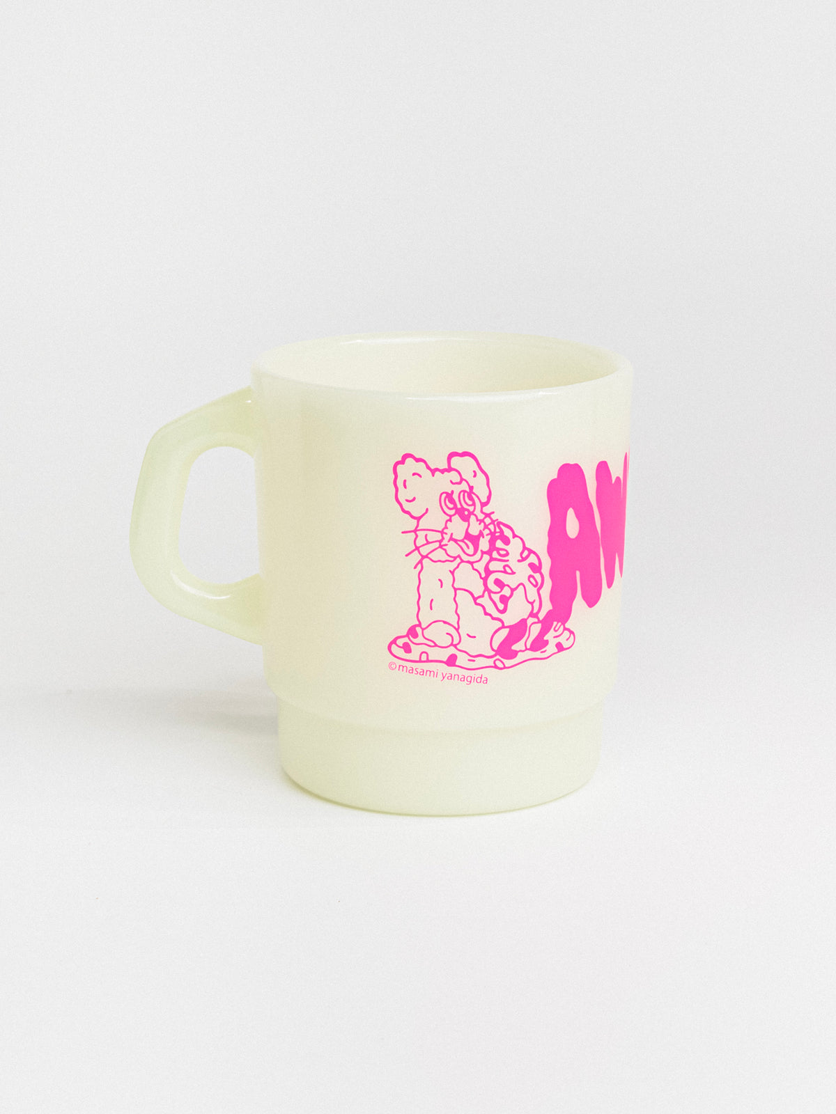 蓄光マグカップ（ピンク） / ヤナギダマサミ