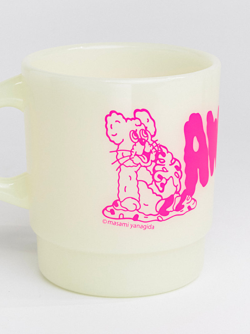 蓄光マグカップ（ピンク） / ヤナギダマサミ