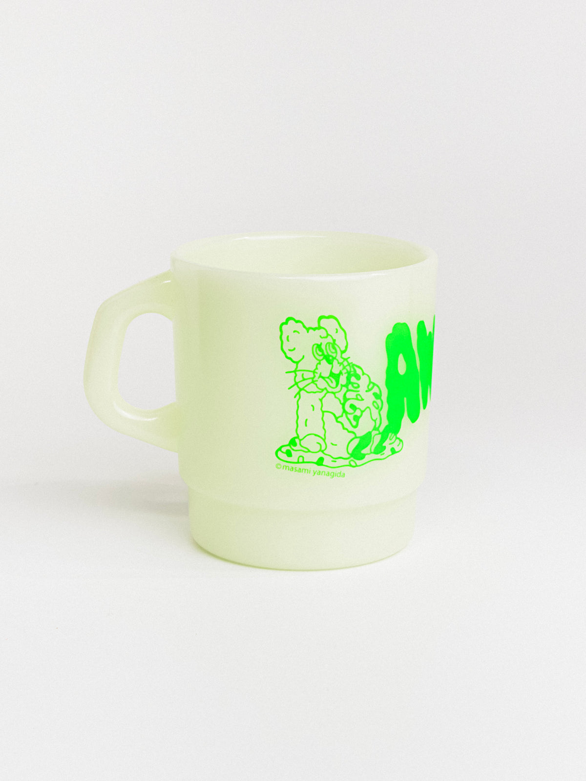 蓄光マグカップ（グリーン） / ヤナギダマサミ