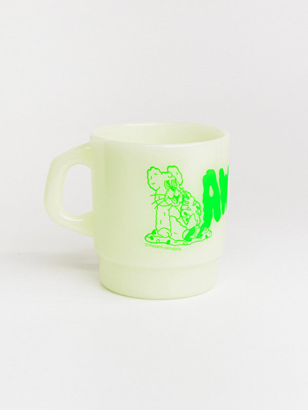 蓄光マグカップ（グリーン） / ヤナギダマサミ