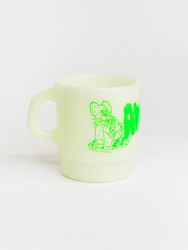 蓄光マグカップ（グリーン） / ヤナギダマサミ