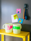 蓄光マグカップ（ピンク） / ヤナギダマサミ