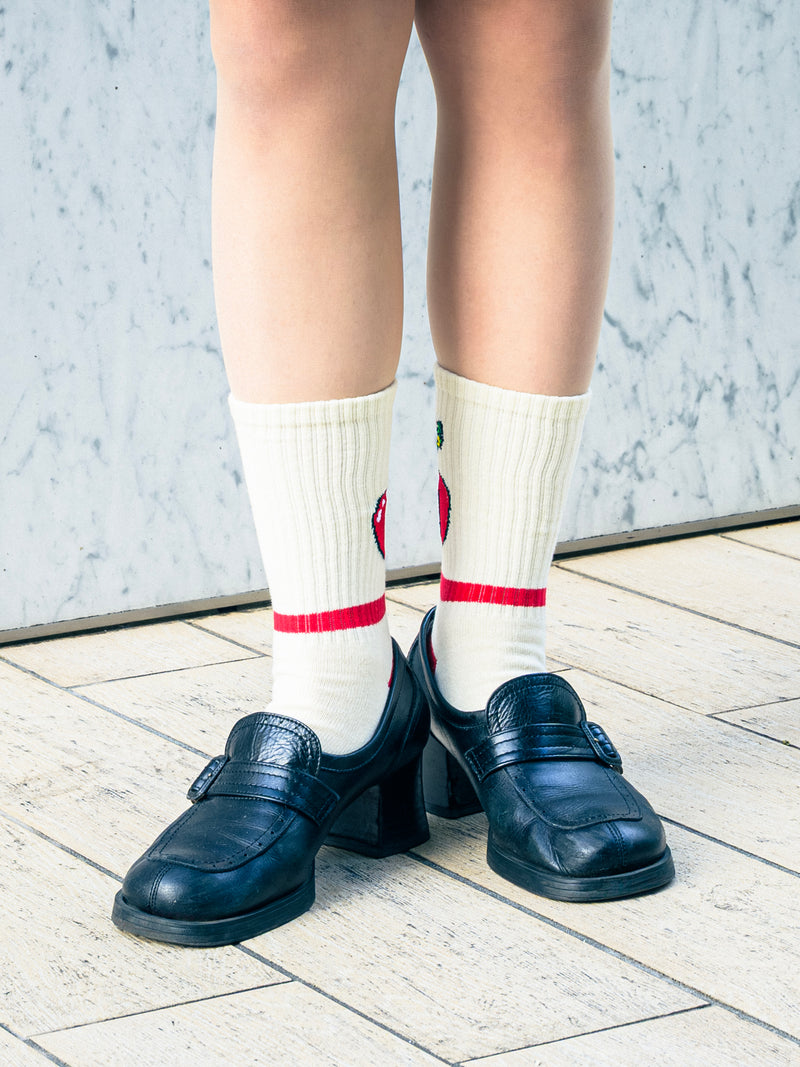 ソックス（ホワイト） / ヤナギダマサミ