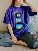 グラフィックTシャツ ブラック / パチもんのトモダチ！ / The TOMODACHI！