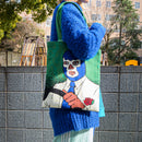 ただかすみ×編み物☆堀ノ内コラボ【ルチャドールバッグ】