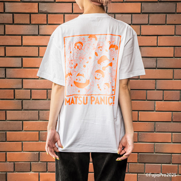 VINYLグラフィックTシャツ / Matsu Panic! / 山崎若菜 / 白