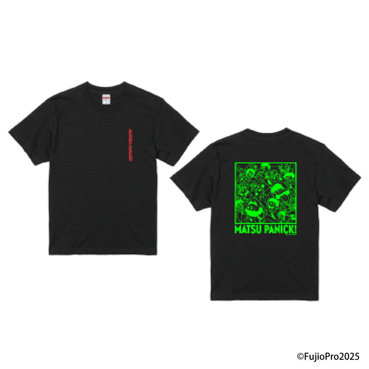 GENKITV グラフィック Tシャツ 黒 GENKITV グラフィック Tシャツ 黒