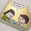 ステッカー / Because of my teeth...ざんす / 友沢ミミヨ