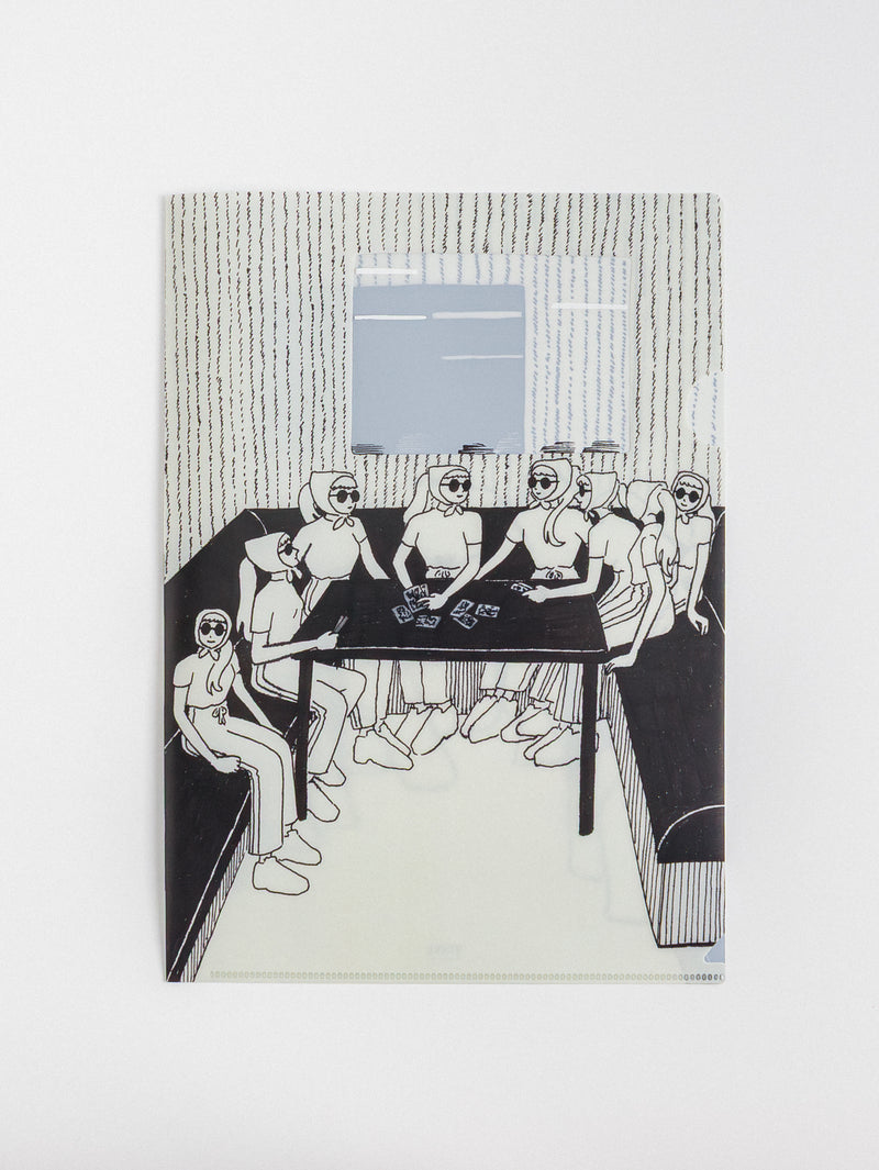 11/26 AM10:00(JST)-販売開始 A4クリアファイル（モノクロ）/ 谷小夏