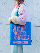 1/7 AM10:00(JST)-販売開始トートバッグ (ブルー) / オザキエミ