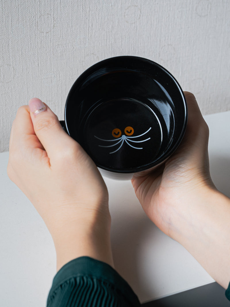 10/8 AM10:00(JST)-販売開始 マグカップ / cat (黒) / umao