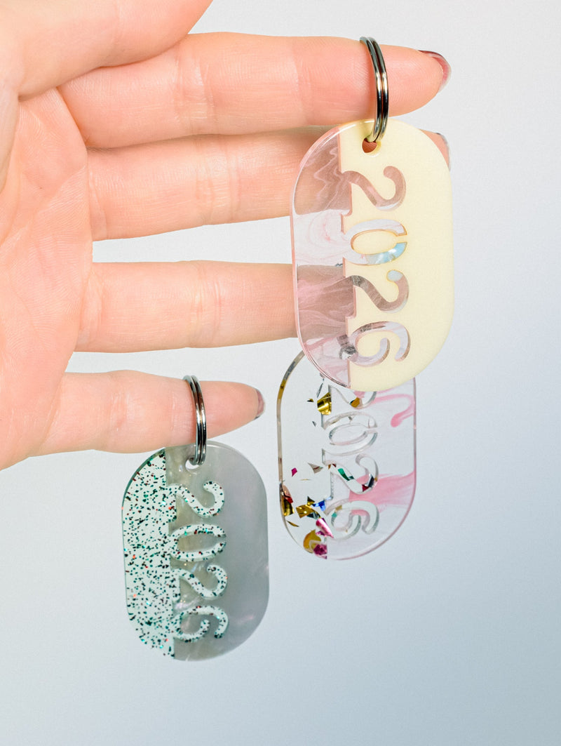 亚克力标签板年份编号 2026/14/NEWSED