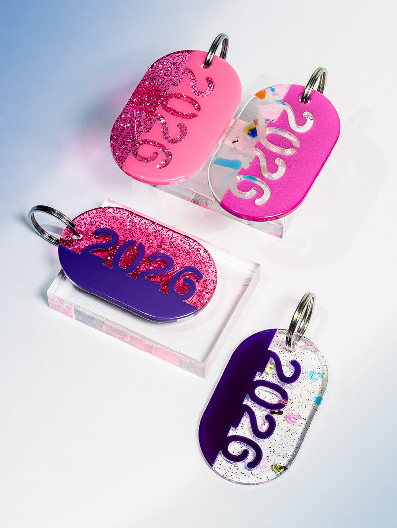 亚克力标签板年份编号 2026/06/NEWSED