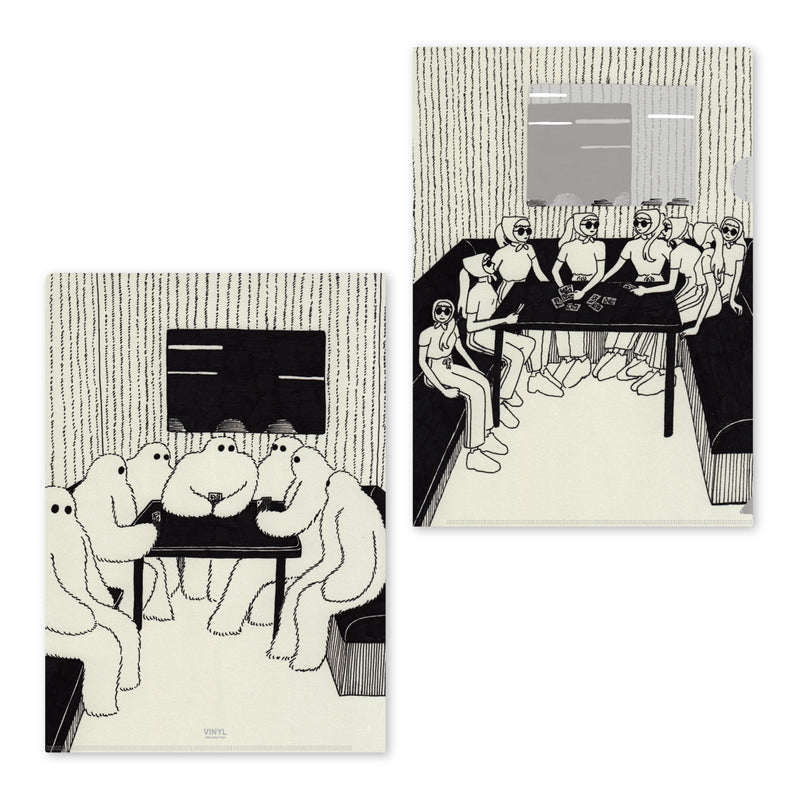 11/26 AM10:00(JST)-販売開始 A4クリアファイル（モノクロ）/ 谷小夏