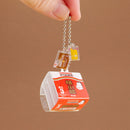 おかめ納豆ボールチェーンマスコット カプセル